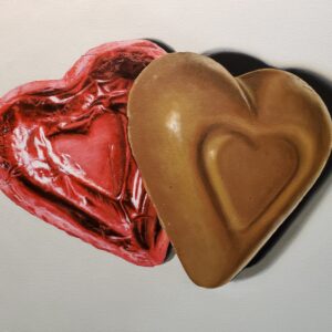 Foil Wrapped Hearts Print