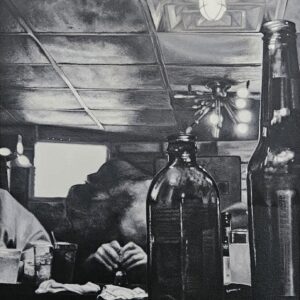 seven minutes to closing time